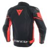 Dainese RACING 3 sportovní kožená bunda  černá/fluo-červená vel.44